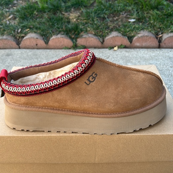 UGG Tazz Womens Slippers Size 9 Chestnut Brand New! - Picture 3 of 14